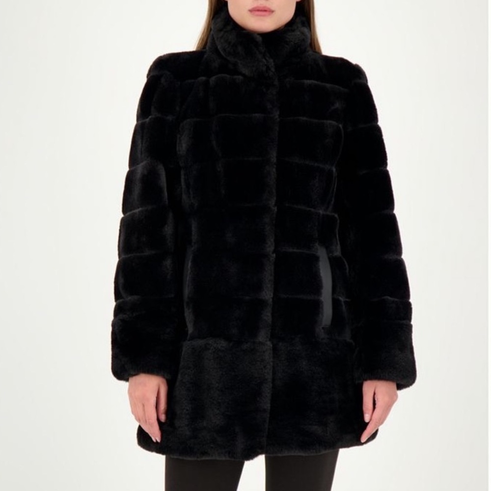 Jones New York faux fur coat